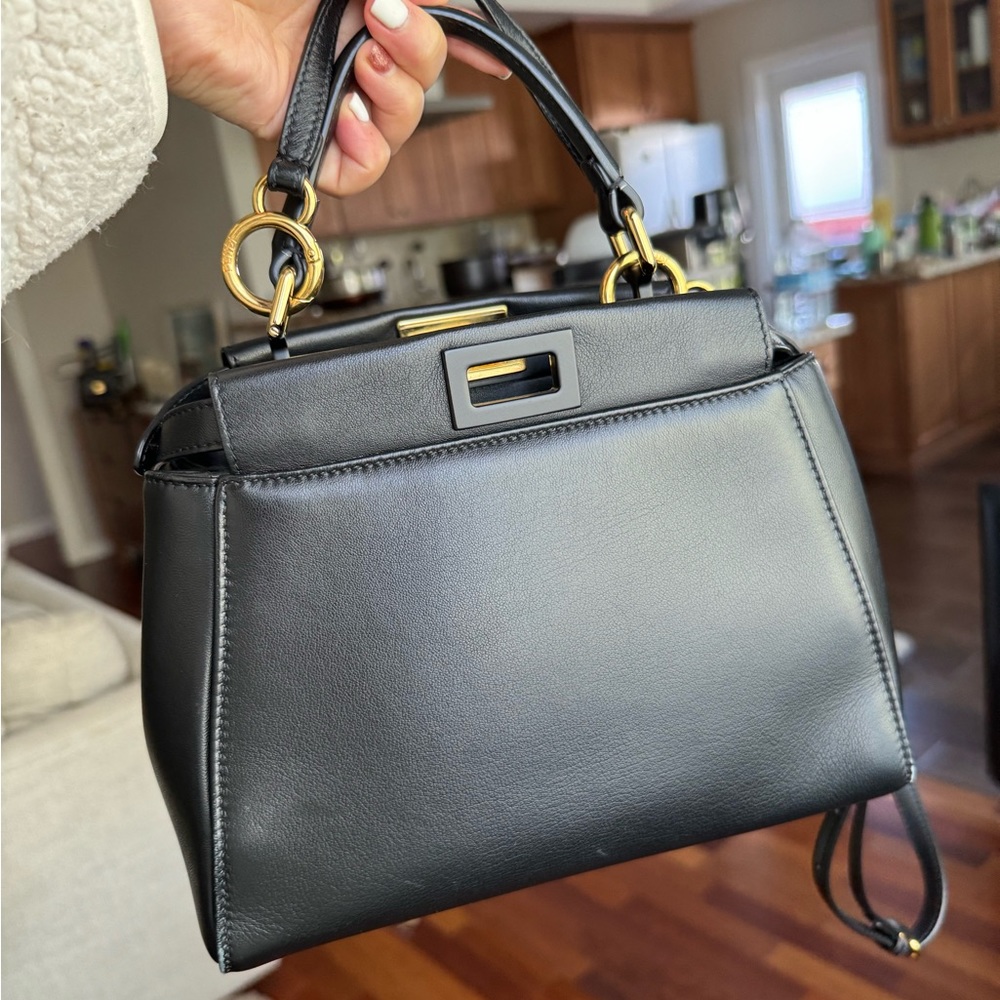 Authentic Fendi peecaboo mini bag